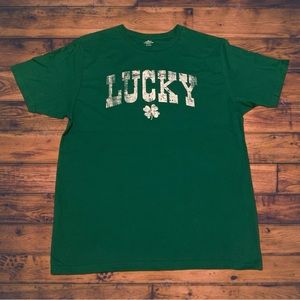 Saint Patrick’s Day Ireland Irish Pride Shirt Four Leaf Clover Lucky AF